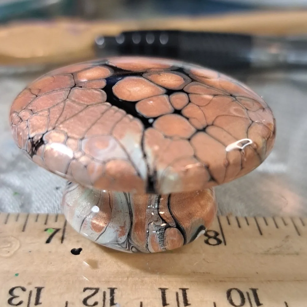 Hand Crafted Cabinet Door Knobs Decorative Acrylic Resin Kitchen Bathroom